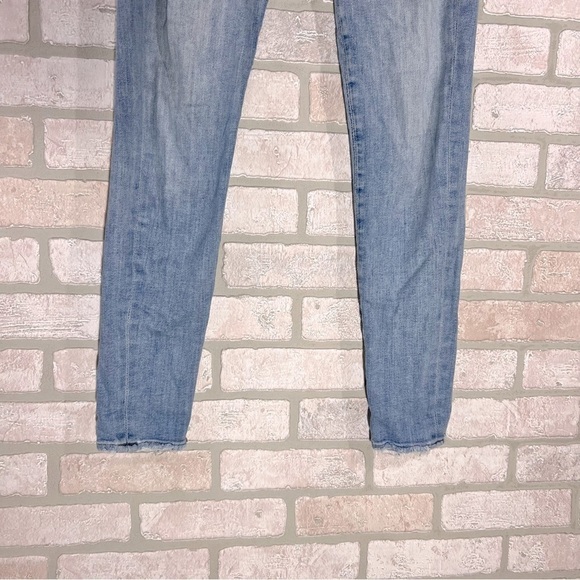Agolde Sophie Midrise Skinny Raw Hem Jeans Size 25 - Picture 7 of 12